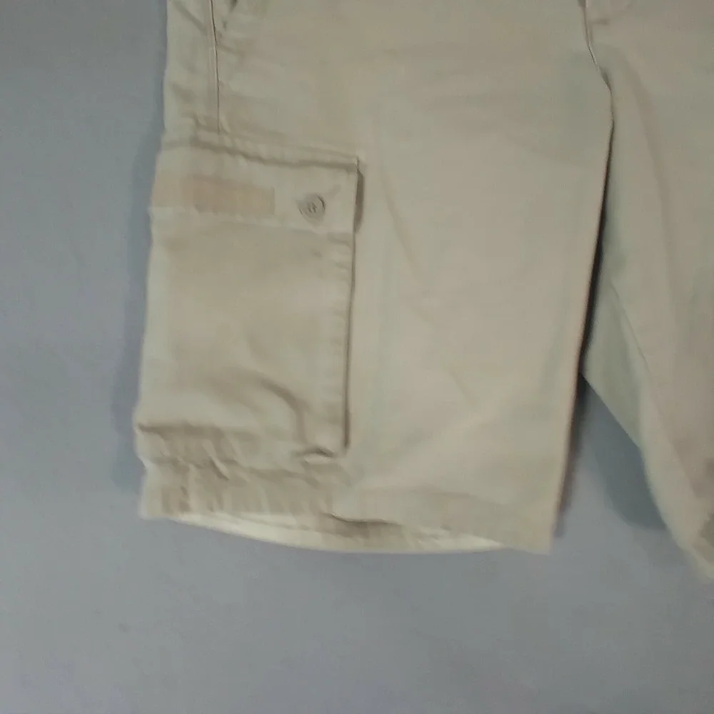 Banana Republic cargo shorts men's 31 x 11 khaki tan cotton Outdoor hiking Urban